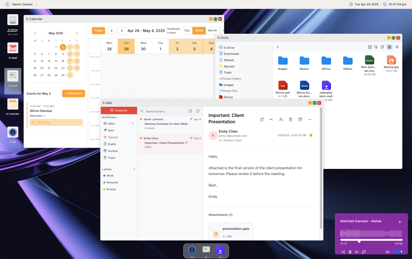 SDriveCloud Platform Interface